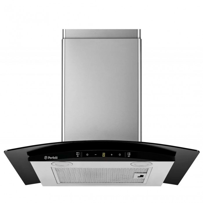 Витяжка декоративна зі склом Perfelli GRASSI 6PWX INOX