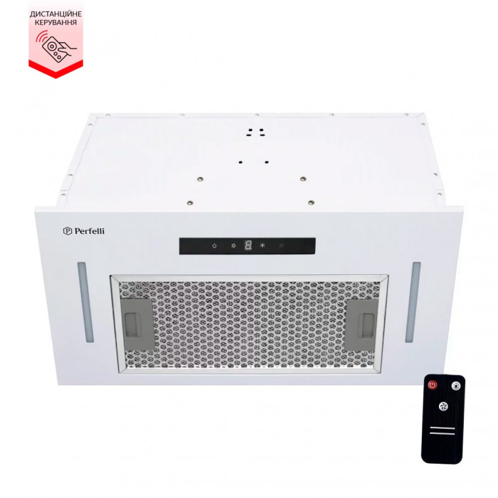 Витяжка повновбудована Perfelli BIS 5653 WH 1000 LED