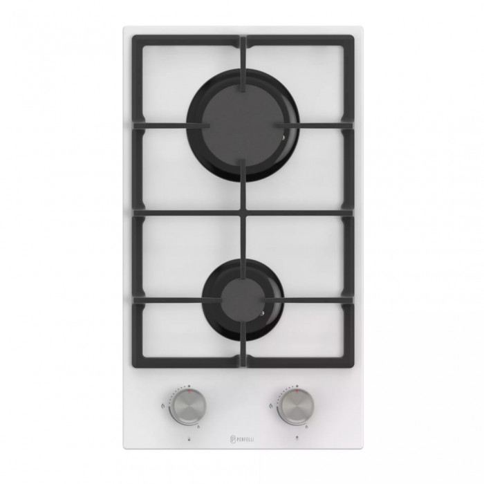 Газовая поверхность на стекле PERFELLI PERLA G32C BIANCO