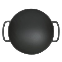 Чавунна сковорода гриль WOK Perfelli 5655 28 см