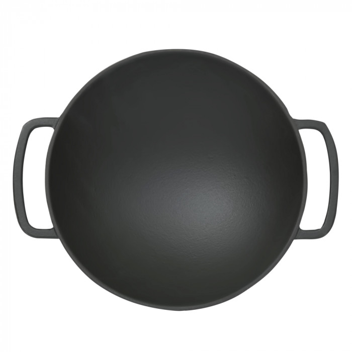 Чавунна сковорода гриль WOK Perfelli 5655 28 см