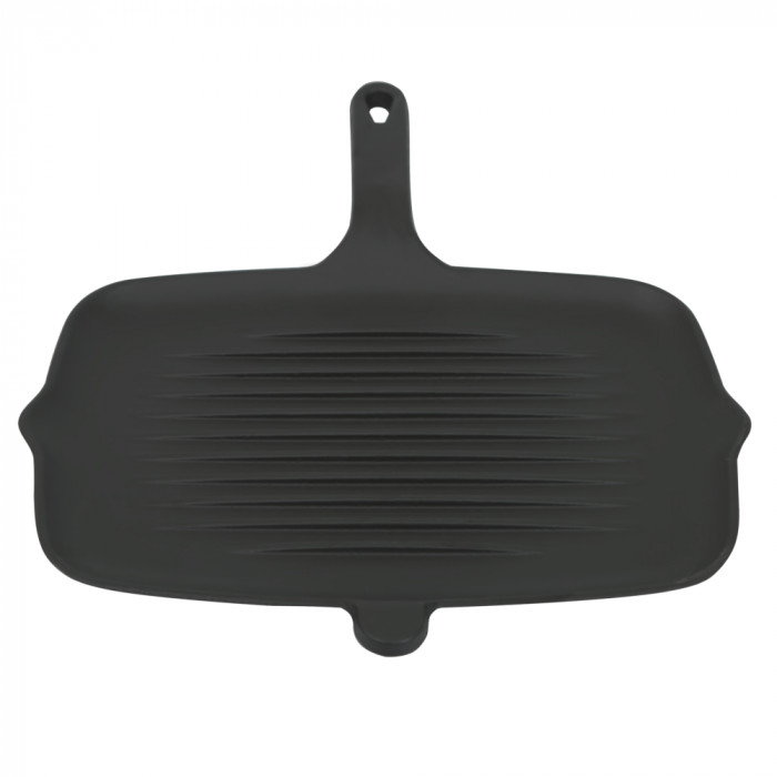 Чавунна плоска сковорода гриль Perfelli 6459 32х22 см