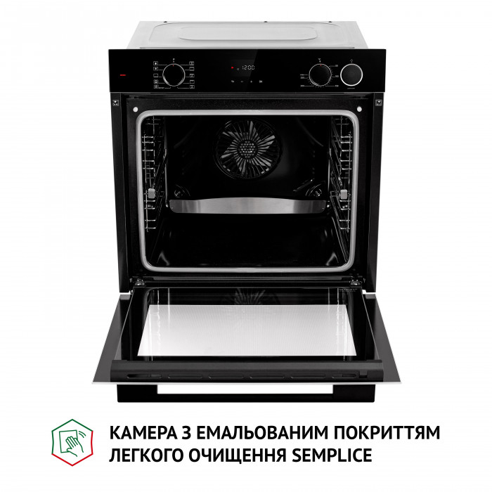 Духова шафа електрична Perfelli DIAMOND 6D10NS NERO