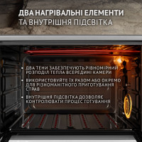 Електрична піч Perfelli SIERRA 37 GREY