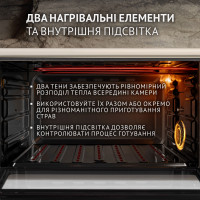 Електрична піч Perfelli SIERRA 48 IVORY