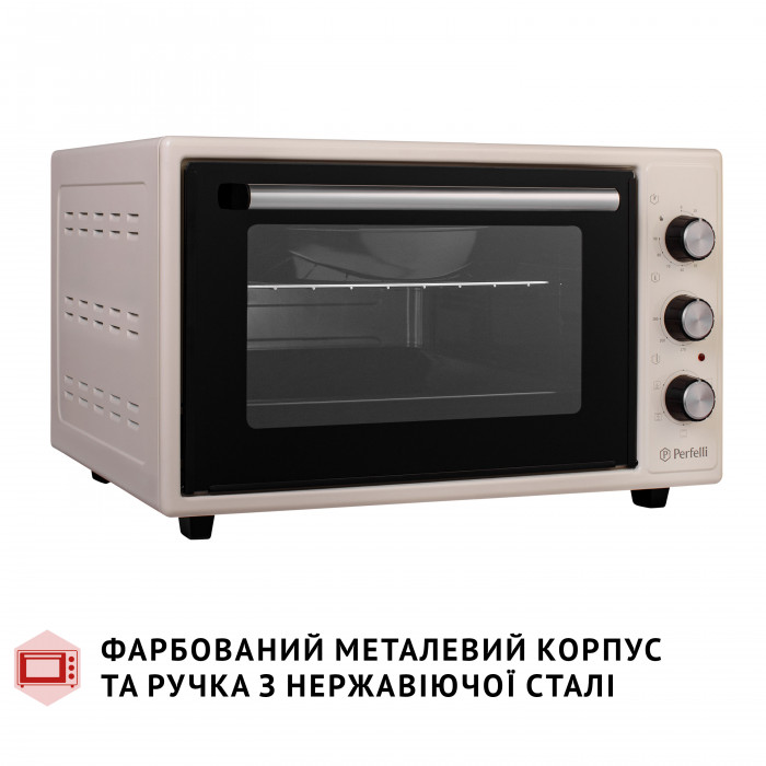 Електрична піч Perfelli TRIMO 37 IVORY