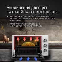 Электрическая печь Perfelli TRIMO 37 WHITE