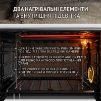 Электрическая печь Perfelli TRIMO 37 WHITE