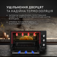 Электрическая печь Perfelli TRIMO 48 BLACK