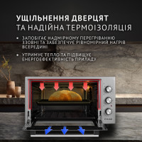 Электрическая печь Perfelli TRIMO 48 GREY