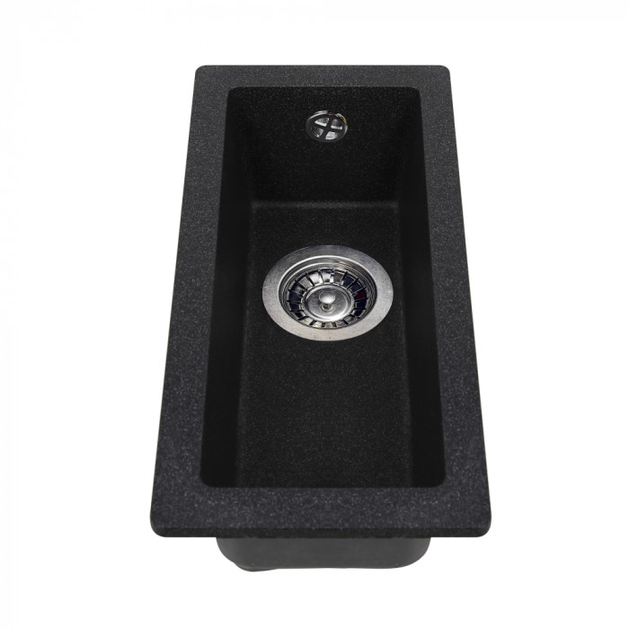 Мойка гранитная кухонная Perfelli ESTO PGE 10-22 BLACK