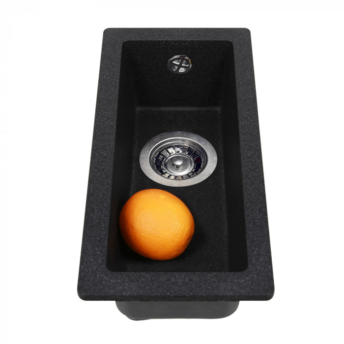 Мойка гранитная кухонная Perfelli ESTO PGE 10-22 BLACK