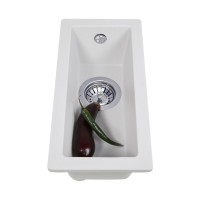 Мойка гранитная кухонная Perfelli ESTO PGE 10-22 WHITE
