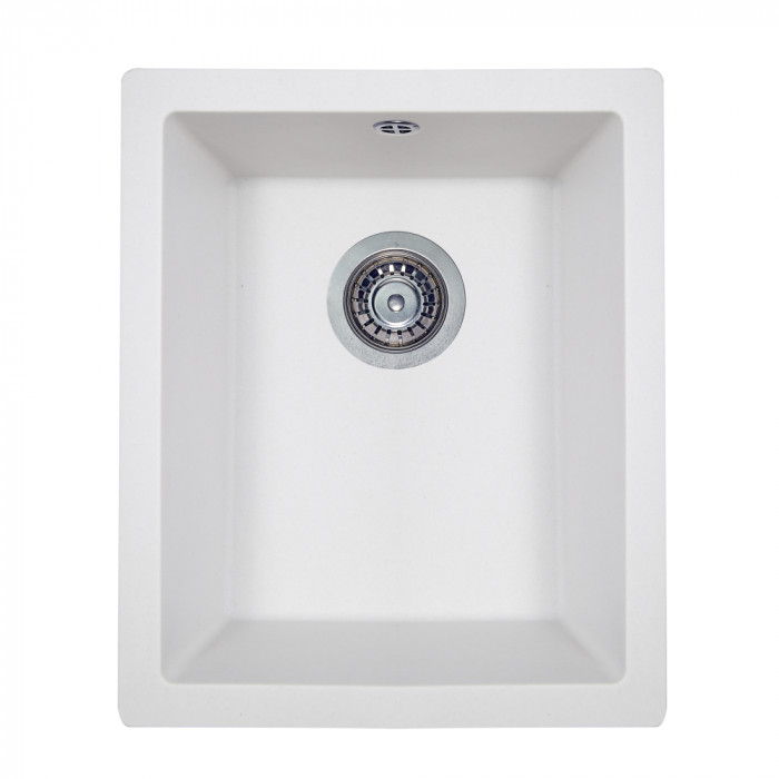 Мойка гранитная кухонная Perfelli ESTO PGE 10-38 WHITE