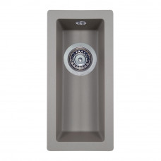 Мийка кухонна гранітна Perfelli ESTO PGE 101-22 GREY METALLIC