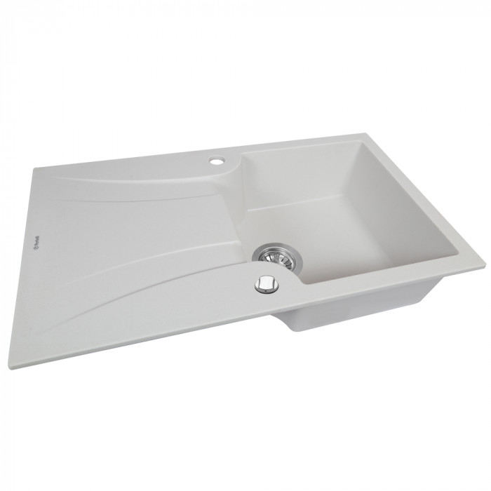 Мойка гранитная кухонная Perfelli FELICINETTO PGF 114-78 WHITE