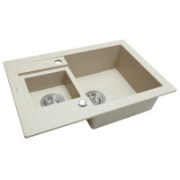 Мойка гранитная кухонная Perfelli GRANZE PGG 506-67 LIGHT BEIGE