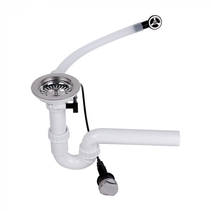 Мойка гранитная кухонная Perfelli RIVIERA PGR 114-86 WHITE