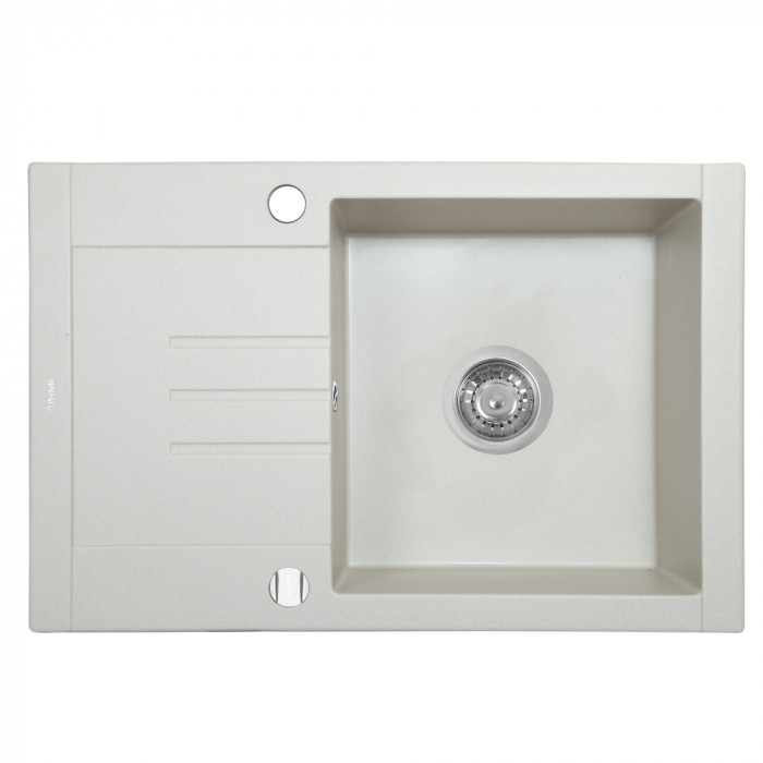 Мийка кухонна гранітна Perfelli TINO PGT 134-66 LIGHT BEIGE
