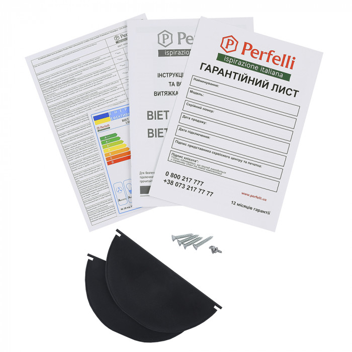 Витяжка повновбудована Perfelli BIET 7854 I 1200 LED