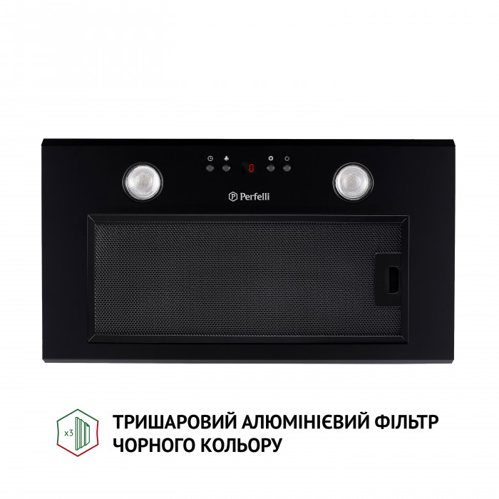 Витяжка повновбудована Perfelli BIET R 5854 BL 1200 LED