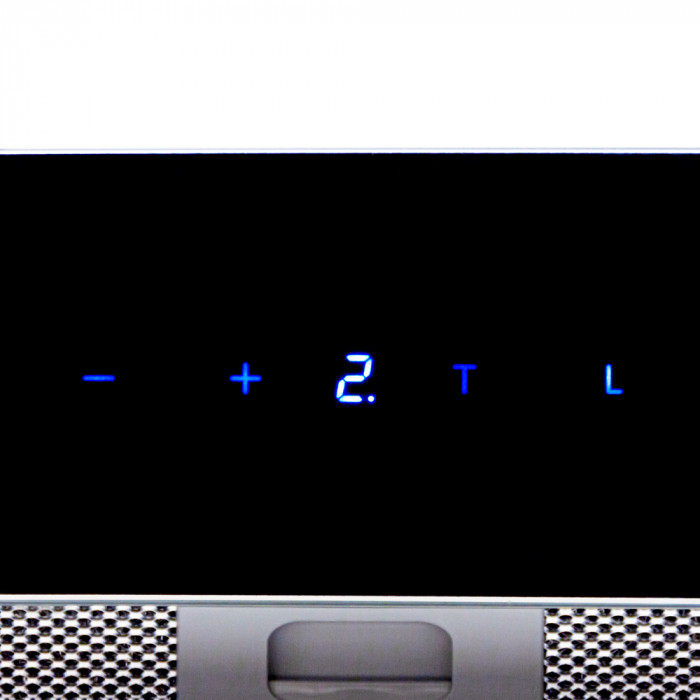 Витяжка повновбудована Perfelli BISP 6873 BL LED Strip GLASS