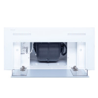 Витяжка повновбудована Perfelli BISP 6873 WH LED Strip GLASS