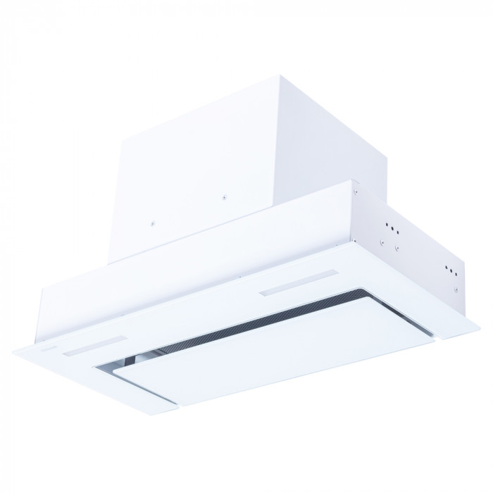 Витяжка повновбудована Perfelli BISP 6873 WH LED Strip GLASS