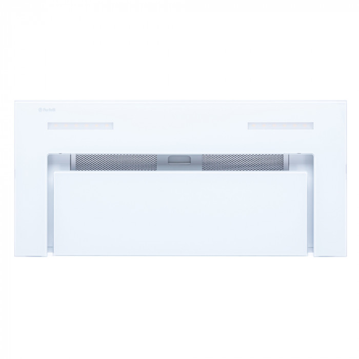 Витяжка повновбудована Perfelli BISP 6873 WH LED Strip GLASS