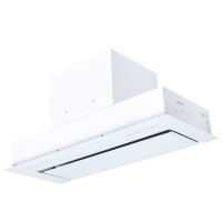 Витяжка повновбудована Perfelli BISP 7873 WH LED Strip GLASS