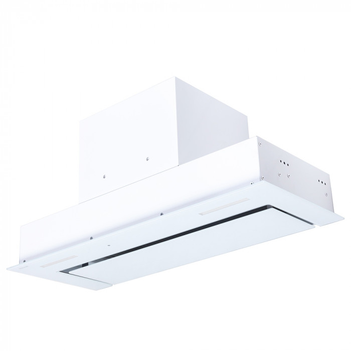 Витяжка повновбудована Perfelli BISP 7873 WH LED Strip GLASS