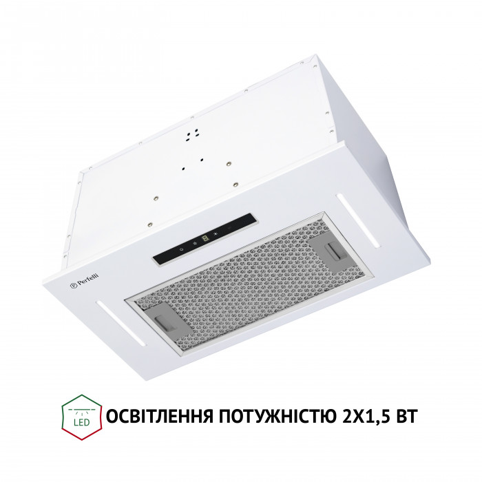 Витяжка повновбудована Perfelli BIS 5653 WH 1000 LED