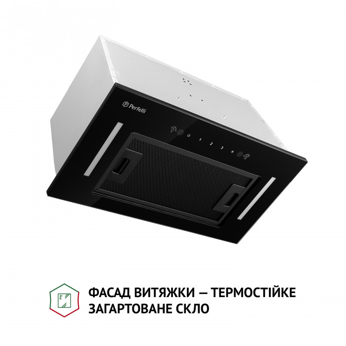 Витяжка повновбудована Perfelli BIS 58844 BL 1200 LED