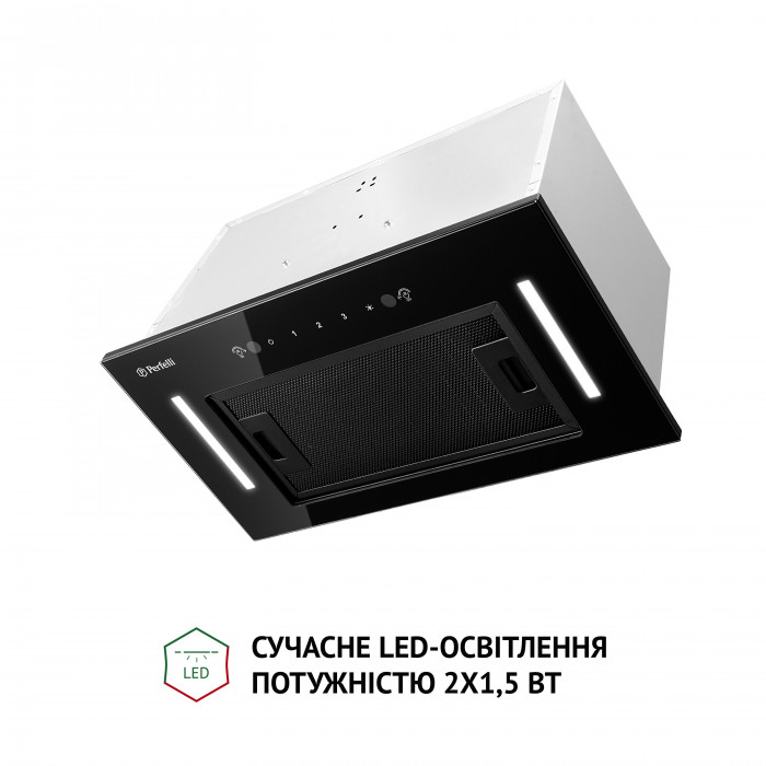 Витяжка повновбудована Perfelli BIS 58844 BL 1200 LED