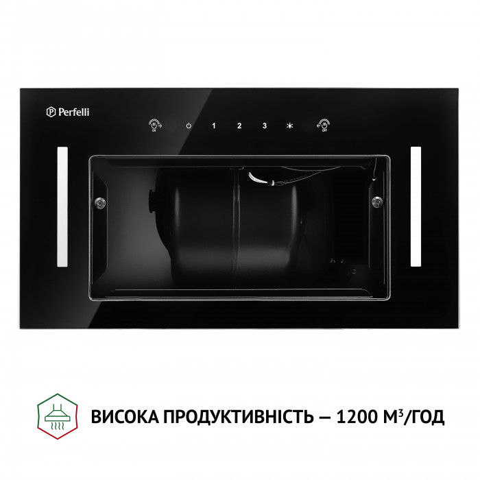 Витяжка повновбудована Perfelli BIS 58844 BL 1200 LED