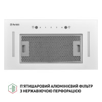Витяжка повновбудована Perfelli BIS 58844 WH 1200 LED
