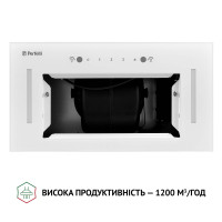Витяжка повновбудована Perfelli BIS 58844 WH 1200 LED