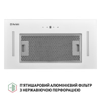 Вытяжка полновстраиваемая Perfelli BIS 5884 WH 1200 LED
