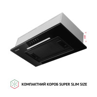 Витяжка повновбудована Perfelli BI 5256 BL 700 LED