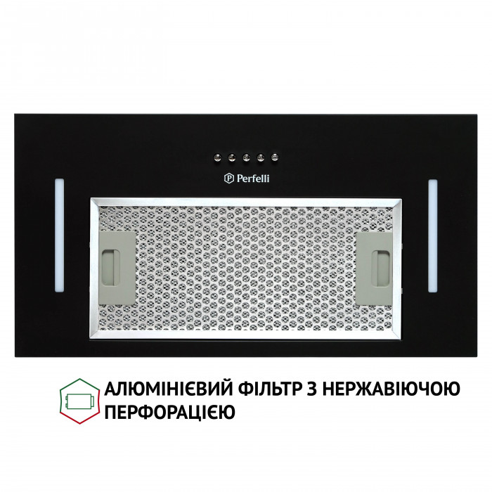 Витяжка повновбудована Perfelli BI 5453 BL 850 LED Strip