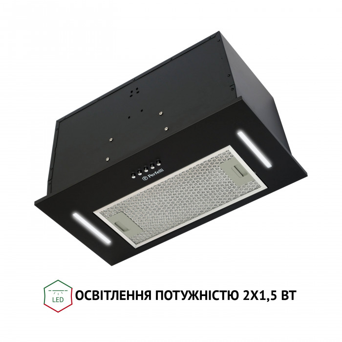 Витяжка повновбудована Perfelli BI 5453 BL 850 LED Strip