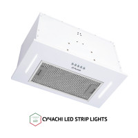 Витяжка повновбудована Perfelli BI 5453 WH 850 LED Strip