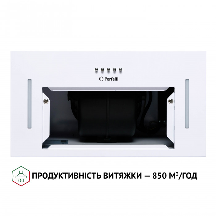 Вытяжка полновстраиваемая Perfelli BI 5453 WH 850 LED Strip