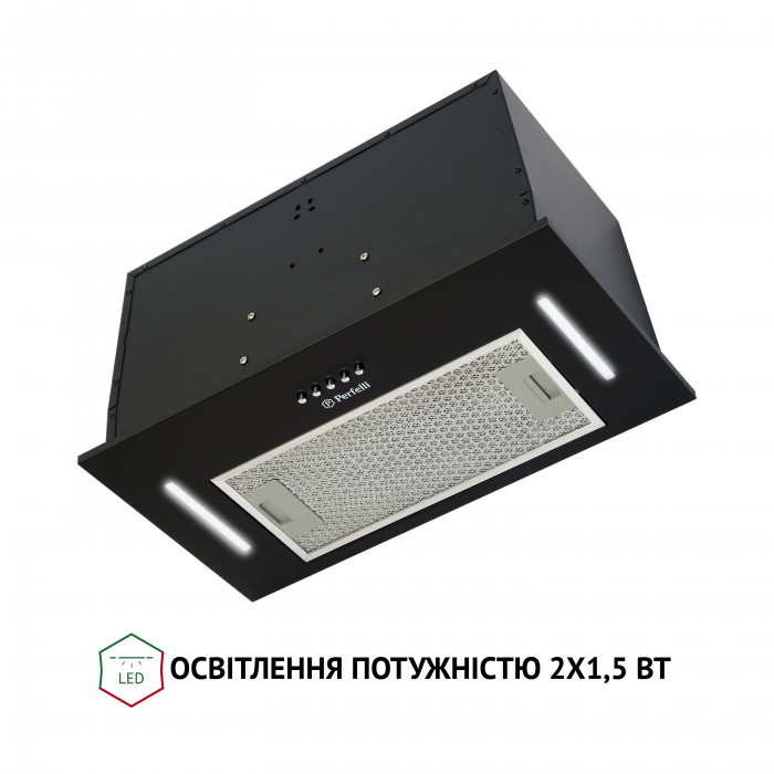 Витяжка повновбудована Perfelli BI 5653 BL 1000 LED