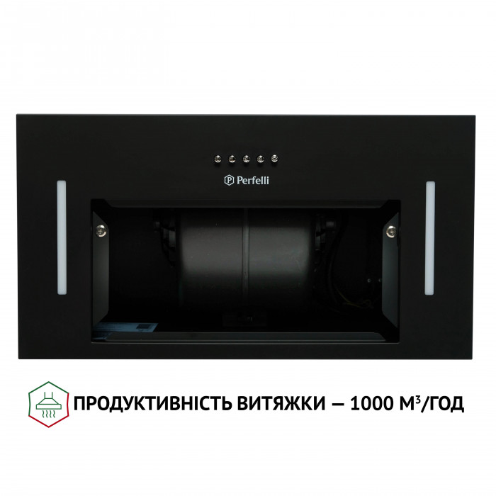 Витяжка повновбудована Perfelli BI 5653 BL 1000 LED