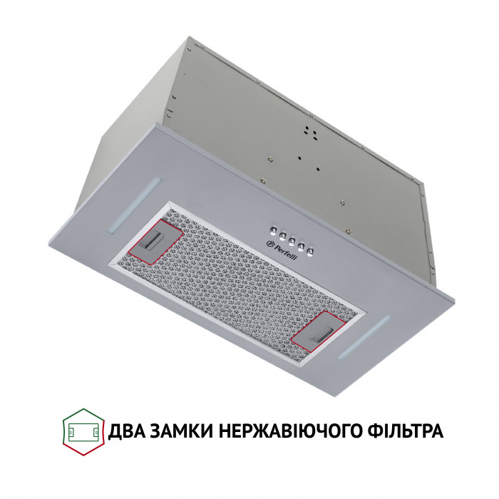 Витяжка повновбудована Perfelli BI 5653 I 1000 LED