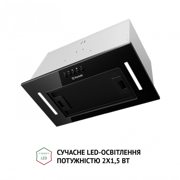 Витяжка повновбудована Perfelli BI 5684 BL 1000 LED