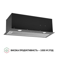 Вытяжка полновстраиваемая Perfelli BI 6512 A 1000 BL LED
