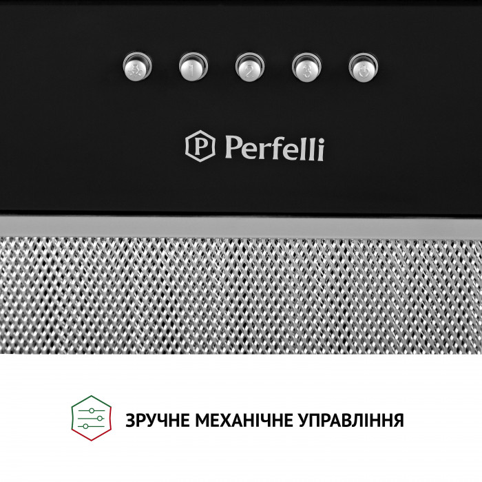 Витяжка повновбудована Perfelli BI 6512 A 1000 BL LED