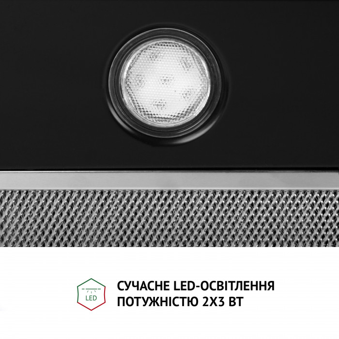 Витяжка повновбудована Perfelli BI 6512 A 1000 BL LED